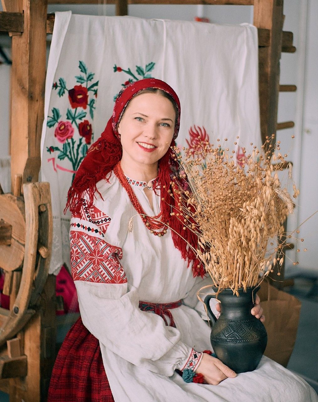 Women in Slavic costumes in Ulsan